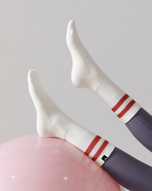 Anti-slip pilates socks