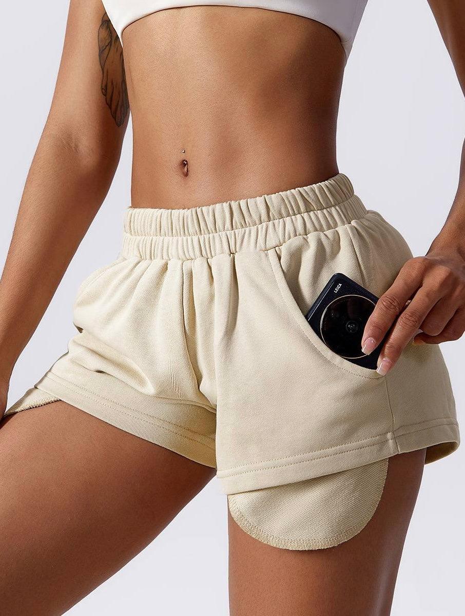 Functional Pocket Sports Shorts (Sand)