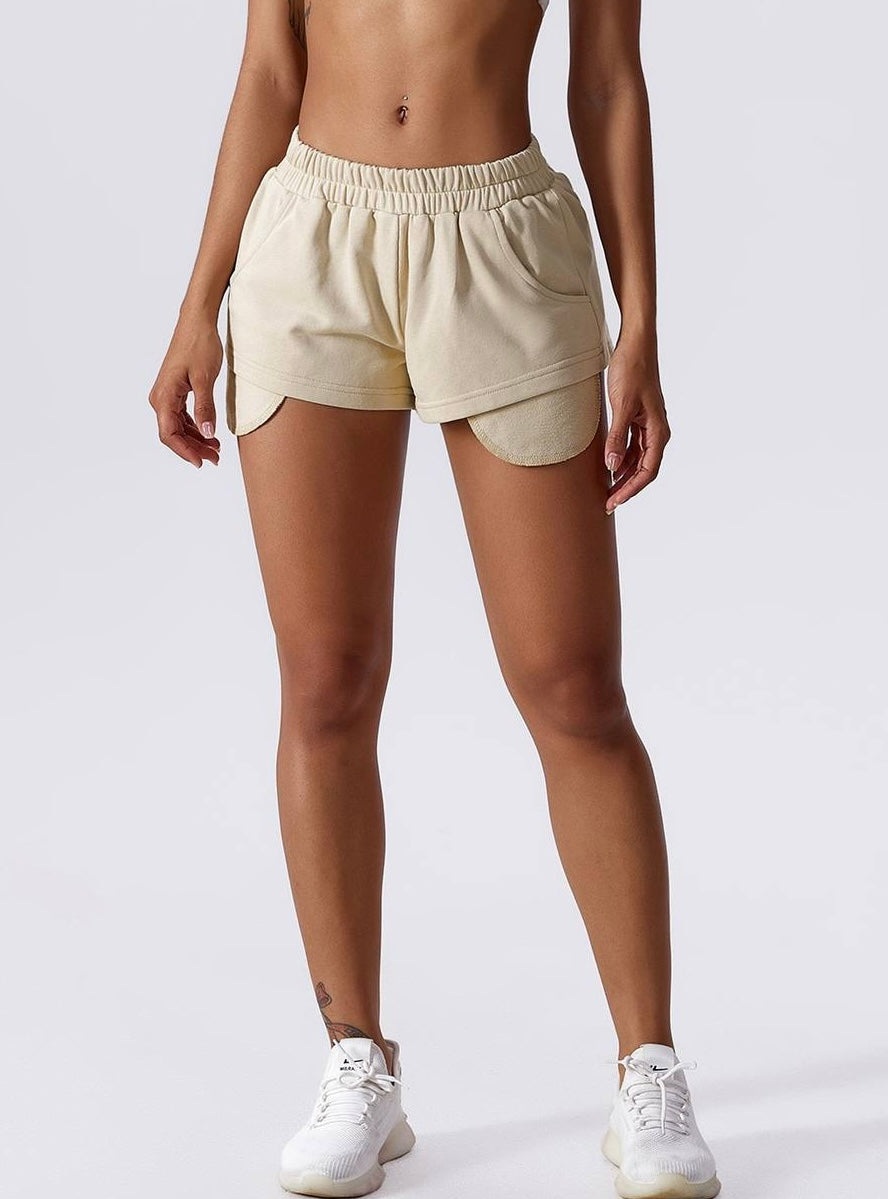 Functional Pocket Sports Shorts (Sand)