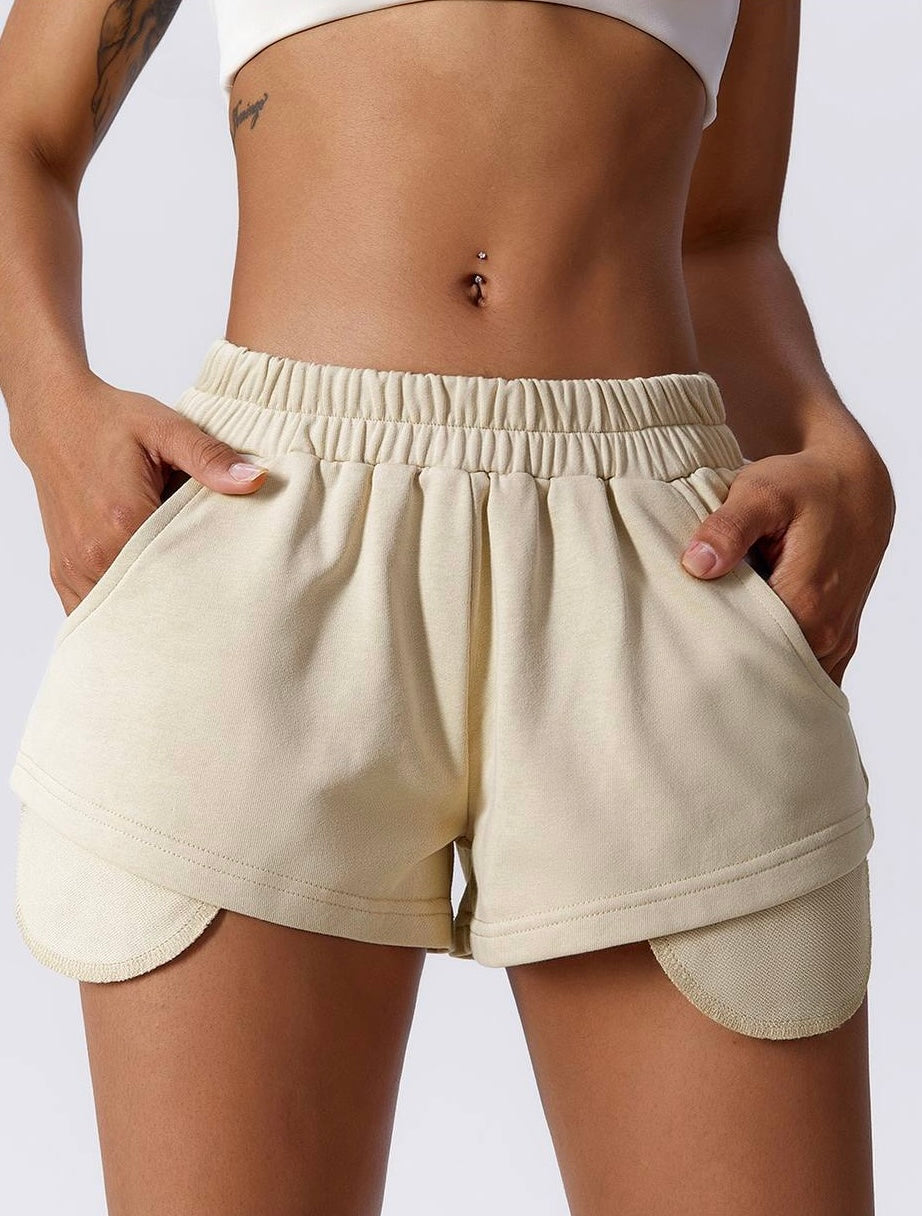 Functional Pocket Sports Shorts (Sand)