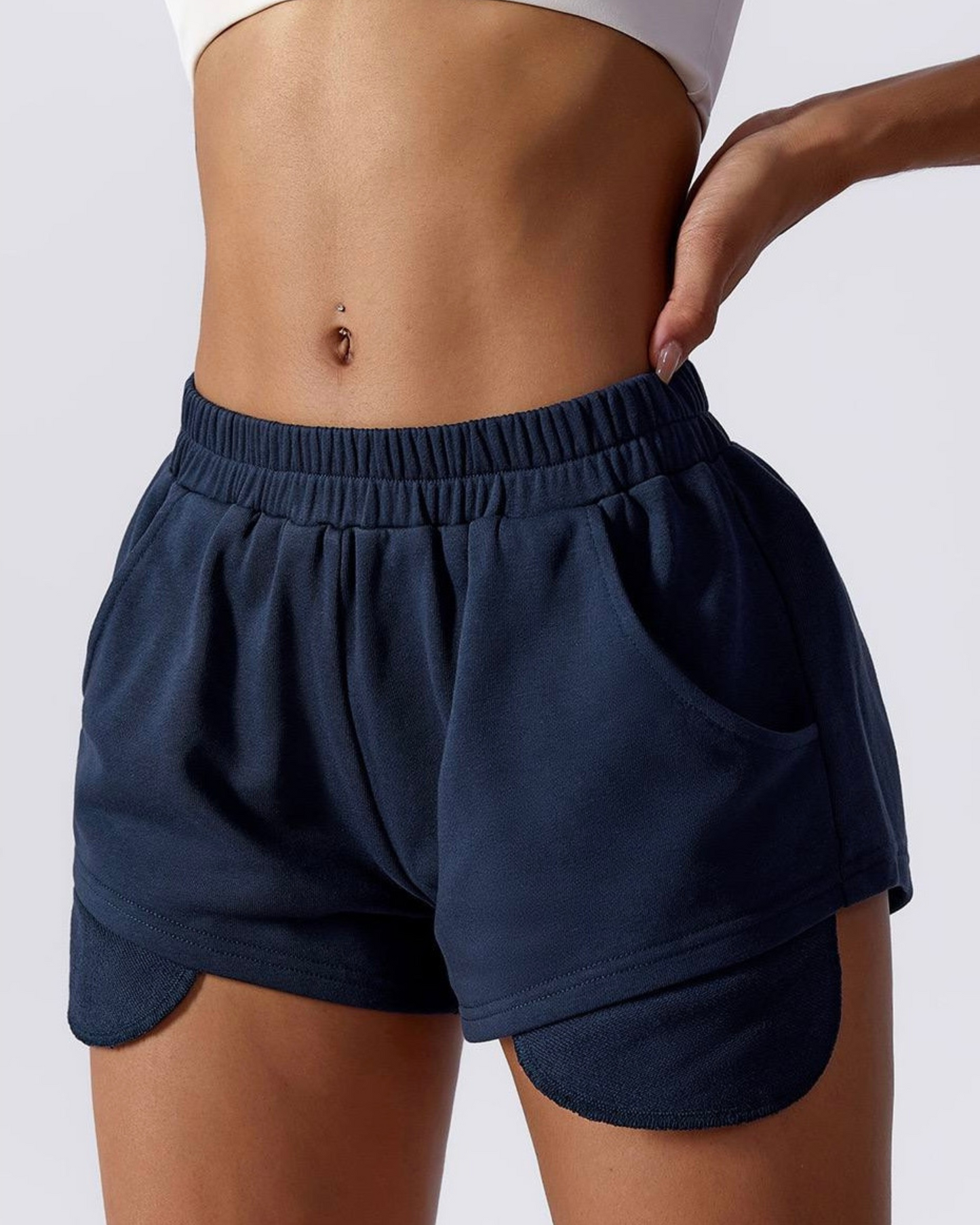 Functional Pocket Sports Shorts (Blue)