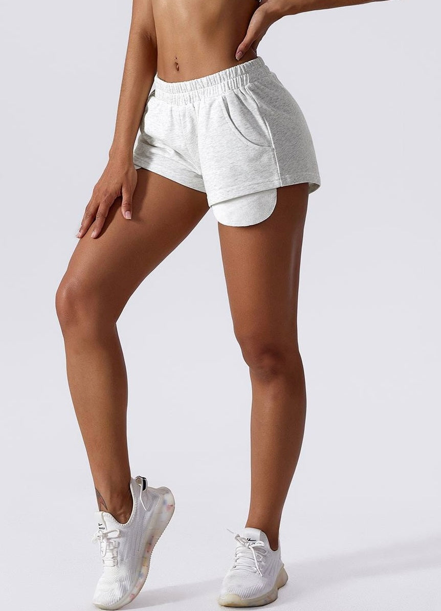 Functional Pocket Sports Shorts (White)