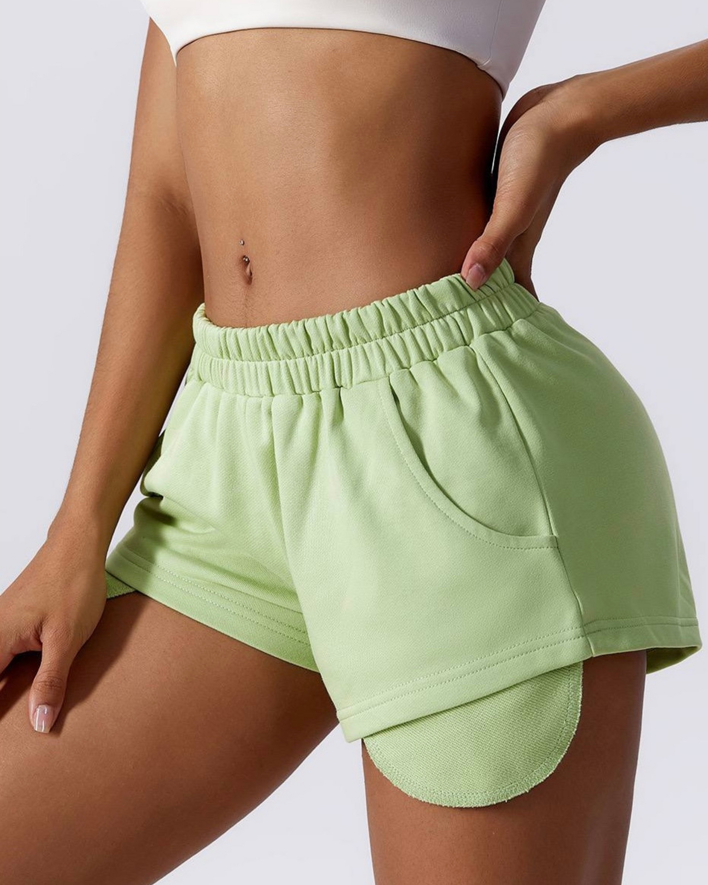 Functional Pocket Sports Shorts (Green)